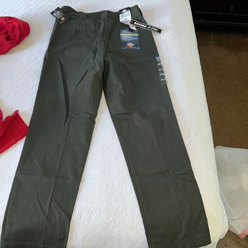 Dickies green slim fit 29x30